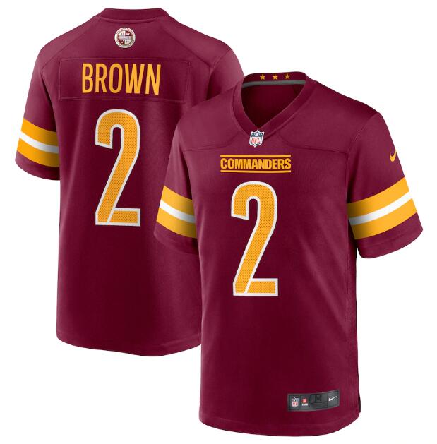 Men & Women & Youth Washington Commanders 2 Dyami Brown 2022 Burgundy Game Stitched Jersey->washington commanders->NFL Jersey
